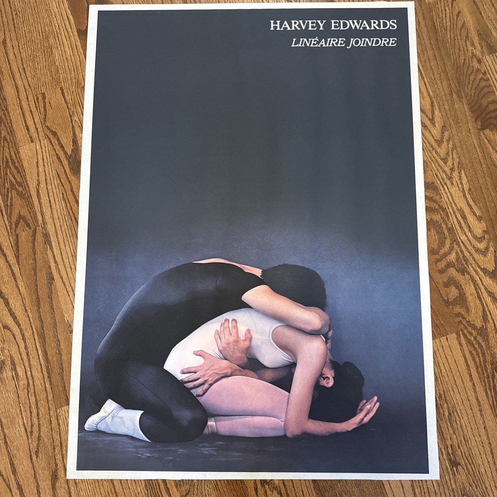 Harvey Edwards Ballet Poster Lineaire Joindre 24x36‎ Vintage Out of Print Dance